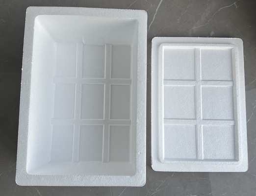 EPS Foam dengan perlindungan tepi lapisan khusus Perlindungan sudut Polydragon Molding Ice Machine Paket busa