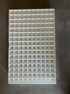Tray bibit busa Tray bibit sayur Tray hidroponik Tray bibit bibit putih bibit bibit bubuk grosir floating foam board penanaman air tray bibit buah dan sayuran mengental lada