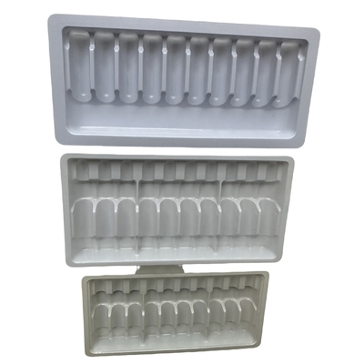 Custom PET Ampoule Tray Injeksi Air Botol Fixing Tray Kemasan yang disesuaikan