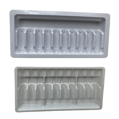 Custom PET Ampoule Tray Injeksi Air Botol Fixing Tray Kemasan yang disesuaikan