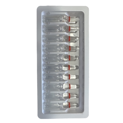 Custom PET Ampoule Tray Injeksi Air Botol Fixing Tray Kemasan yang disesuaikan