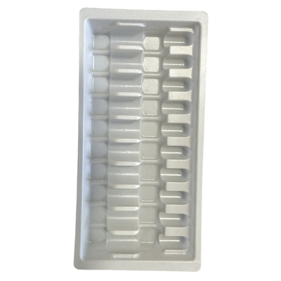 Custom PET Ampoule Tray Injeksi Air Botol Fixing Tray Kemasan yang disesuaikan