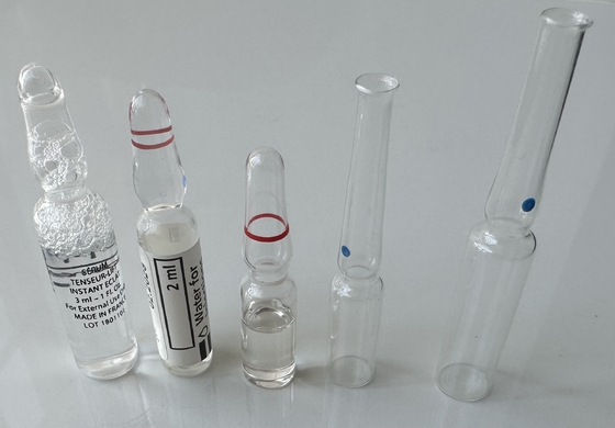 1ml 2ml 3mL Ampul Injeksi Botol Label Perekat Sendiri PET Ampul Tray Set Lengkap Penyesuaian