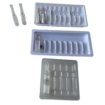 1ml 2ml 3mL Ampul Injeksi Botol Label Perekat Sendiri PET Ampul Tray Set Lengkap Penyesuaian