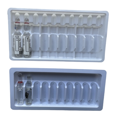 1ml 2ml 3mL Ampul Injeksi Botol Label Perekat Sendiri PET Ampul Tray Set Lengkap Penyesuaian