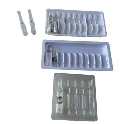 Injeksi Air Kemasan Setelan 1ml 2ml 3ml Botol Kaca Ampul Tray Label kustomisasi