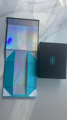 Eco Friendly Folding Boutique Box Makaron Kotak Hadiah Lipat Otomatis