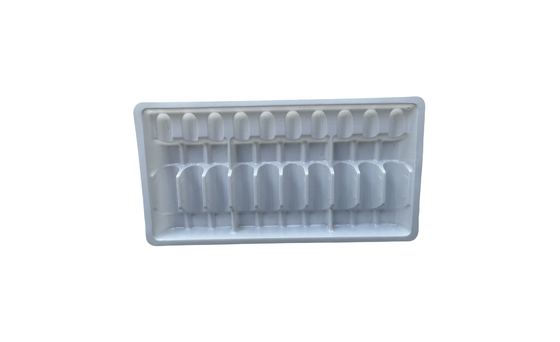 PET Blister Packaging Tray Injeksi air obat ampul Tray kustomisasi
