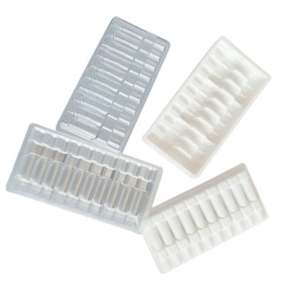 PET ampul tray injeksi air obat ampul tray kustomisasi