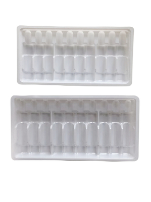 PET ampul tray injeksi air obat ampul tray kustomisasi