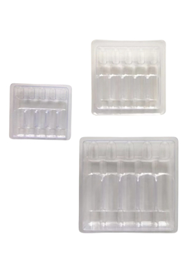 PET ampul tray injeksi air ampul tray kustomisasi
