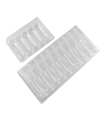 PET ampul tray injeksi air ampul tray kustomisasi