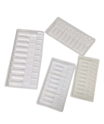 PET ampul tray injeksi air ampul tray kustomisasi