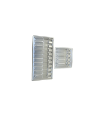 Ampoule Tray yang disesuaikan pet10 ml Kemasan Kotak Plastik Keypad Produk Ampoule Tray yang disesuaikan