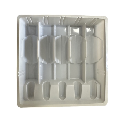 Ampoule Tray yang disesuaikan pet10 ml Kemasan Kotak Plastik Keypad Produk Ampoule Tray yang disesuaikan