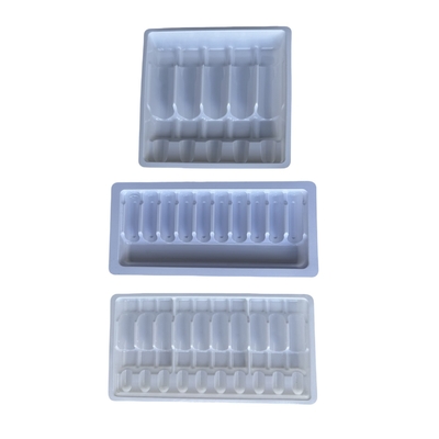 Ampoule Tray yang disesuaikan pet10 ml Kemasan Kotak Plastik Keypad Produk Ampoule Tray yang disesuaikan