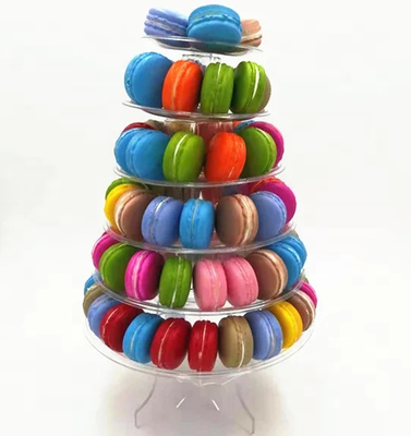 18g Snap-On Closure Plastic Macaron Packaging for Disposable Food Tray Type Closure