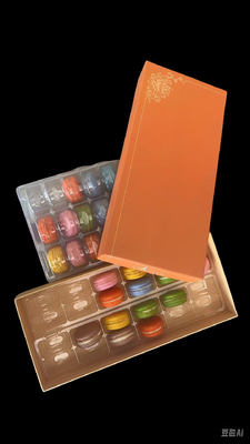 Snap-On Type Plastic Macaron Packaging Packaging dari 10 untuk transportasi yang aman