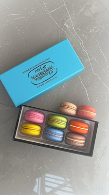 Pasokan Macaroon 6 kemasan Macaroon nampan Macaroon kotak kertas Macaroon plastik nampan Macaroon kotak hadiah Macaroon karton
