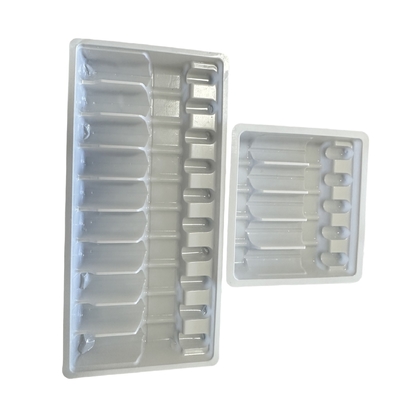 1 ml Ampul Blister Tray untuk obat Kotak kemasan dengan dimensi yang disesuaikan dan persetujuan sampel
