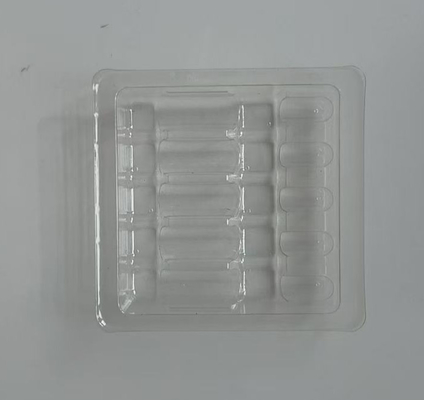 1 ml Ampul Blister Tray untuk obat Kotak kemasan dengan dimensi yang disesuaikan dan persetujuan sampel