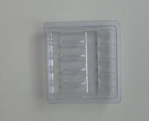 1 ml Ampul Blister Tray untuk obat Kotak kemasan dengan dimensi yang disesuaikan dan persetujuan sampel