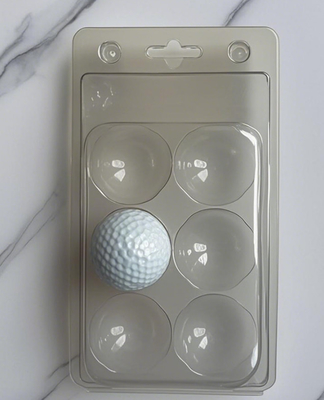 12 Bola Golf Kemasan Transparan Kotak Plastik Kemasan Bola Golf Kemasan
