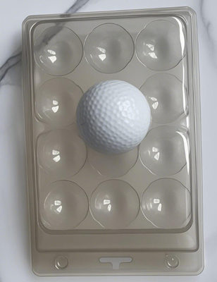 12 Bola Golf Kemasan Transparan Kotak Plastik Kemasan Bola Golf Kemasan