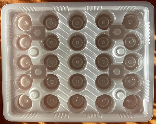 PP Cokelat Dessert Pengemasan Tray Waterproof Tidak beracun