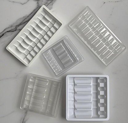 Custom 10ml Ampules Inside Water Needle Lined Medicine Packaging Box With Xialin Flask Injection Blister Packing Box (Kotak kemasan obat yang dilapisi jarum suntik dengan air)