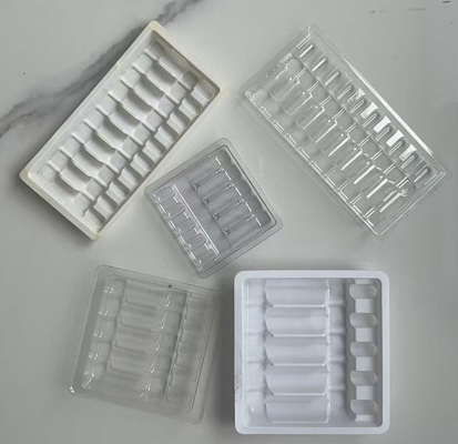 Custom 5 * 5ml Ampul Plastik Dalam 2 * 10ml Injeksi Air Cairan Oral Botol Xylin Tray Blister Box