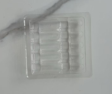 Custom 5ml Ampere Pengemasan Tray Pengemasan obat Kotak Bentuk persegi panjang