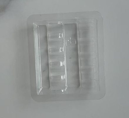 PET 1ml 5 Botol Ampul Jarum Tray CMYK / Pantone Printing