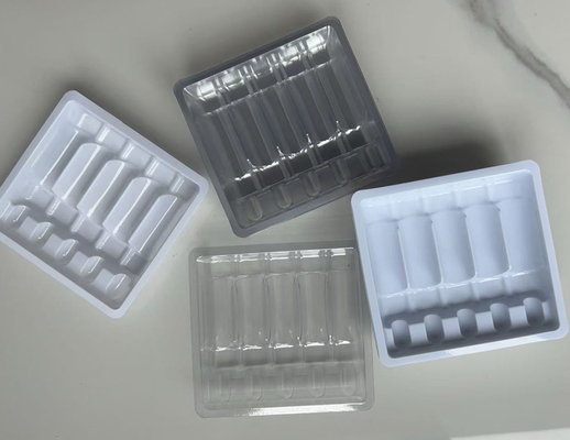 Custom 10ml Ampules Inside Water Needle Lined Medicine Packaging Box With Xialin Flask Injection Blister Packing Box (Kotak kemasan obat yang dilapisi jarum suntik dengan air)