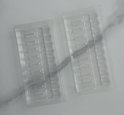 Custom 5 * 5ml Ampul Plastik Dalam 2 * 10ml Injeksi Air Cairan Oral Botol Xylin Tray Blister Box