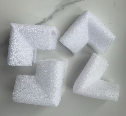Furniture packaging set sudut grosir dengan keras tinggi kepadatan eps busa sudut set tiga sisi polystyrene busa tanduk