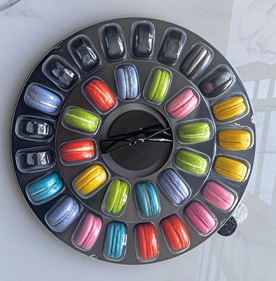 Loyang Macaron 24 Lubang dengan Bahan PET Food Grade untuk Kemasan Macaron yang Dapat Digunakan Kembali