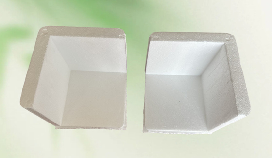 EPS (Expanded Polystyrene) busa Corner Guard Produk elektronik rapuh yang disesuaikan Perlindungan sudut kanan untuk jendela dan pintu