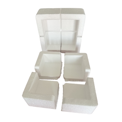 EPS (Expanded Polystyrene) busa Corner Guard Produk elektronik rapuh yang disesuaikan Perlindungan sudut kanan untuk jendela dan pintu