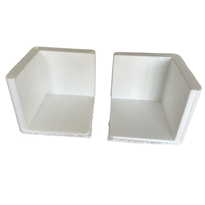 Perlindungan sudut busa EPS (polystyrene diperluas) produk elektronik yang disesuaikan, pintu, jendela, cermin kaca dan produk rapuh lainnya, perlindungan sudut lurus