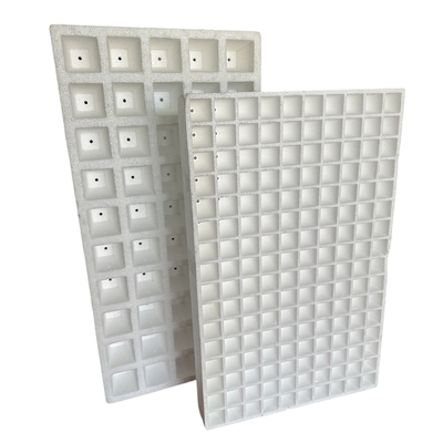 Tray bibit busa EPS disesuaikan untuk sayuran, buah, bunga dan bibit tembakau.
