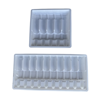 PET poliethylene terephthalate Ampul Tray Personalisasi 1ml 2ml 5ml 10ml Ampul Tray Dengan Berbagai Spesifikasi Untuk Memilih Dari