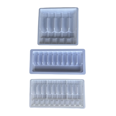 PET poliethylene terephthalate Ampul Tray Personalisasi 1ml 2ml 5ml 10ml Ampul Tray Dengan Berbagai Spesifikasi Untuk Memilih Dari