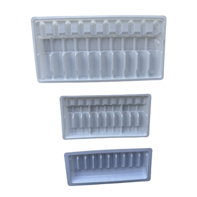 PET Polyethylene Terephthalate Ampoule Tray 1ml 2ml 5ml 10ml Ampoule Tray Beberapa spesifikasi