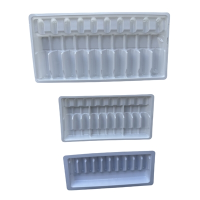 Customized Wholesale Of Drug Ampoule Trays Water Injection 1ml, 2ml, 5ml, 10m PET Ampoule Trays Grosir