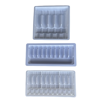 Customized Wholesale Of Drug Ampoule Trays Water Injection 1ml, 2ml, 5ml, 10m PET Ampoule Trays Grosir