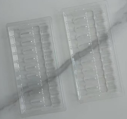 10 ml 10 lembar piring porselen cair untuk oral pemasok menyajikan piring dalam piring cairan oral piring dalam plastik lecet transparan