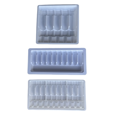 Farmasi PET ampul nampan kustomisasi 1ml 2ml 5ml 10m air injeksi PET ampul nampan grosir kustomisasi