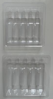 PET Polyethylene Terephthalate Ampoule Tray Personalisasi Grosir 1ml 2ml 5ml 10ml Injeksi Air Ampoule Tray Personalisasi