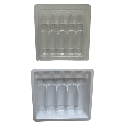 PET Polyethylene Terephthalate Ampoule Tray Personalisasi Grosir 1ml 2ml 5ml 10ml Injeksi Air Ampoule Tray Personalisasi